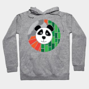 Panda & bamboo (Full size) Hoodie